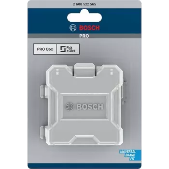 „Bosch Accessories 2608522565“ „Pick and Click“ smulkių detalių dėžutė M, uždaroma, juoda/raudona