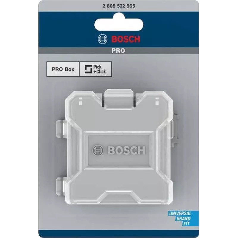 „Bosch Accessories 2608522565“ „Pick and Click“ smulkių detalių dėžutė M, uždaroma, juoda/raudona