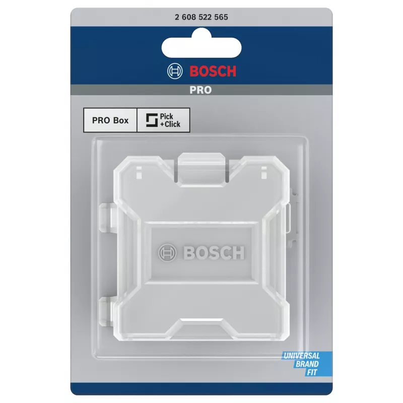 „Bosch Accessories 2608522565“ „Pick and Click“ smulkių detalių dėžutė M, uždaroma, juoda/raudona