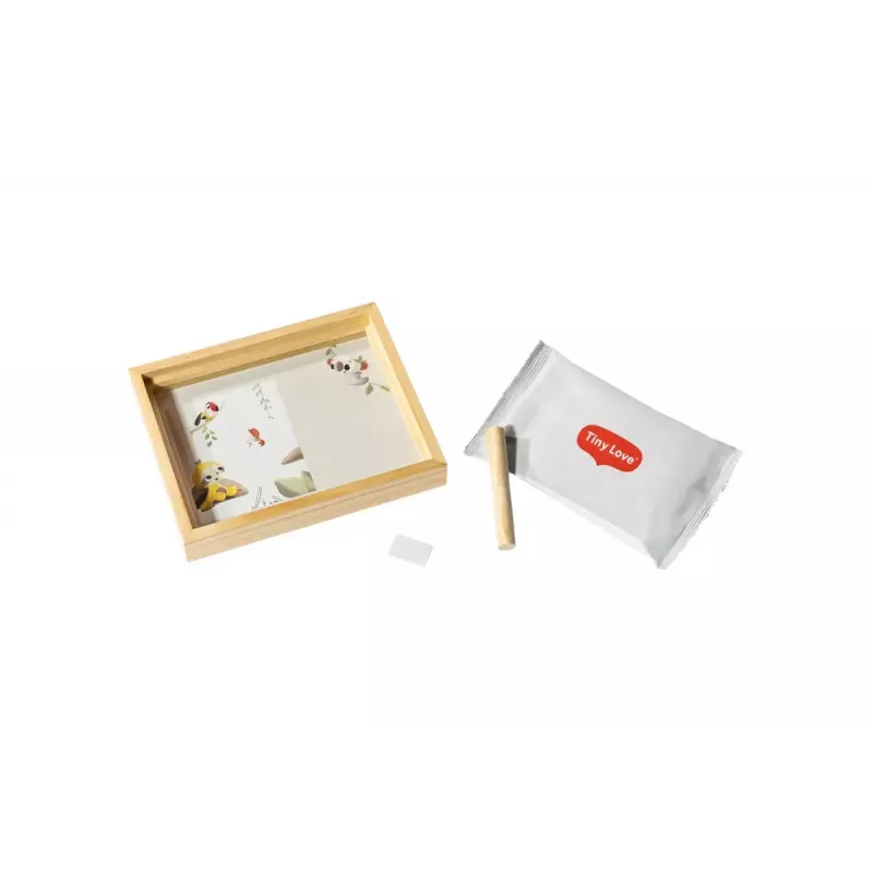 Tiny Love Simple Wooden Frame kūdikio rankyčių ir pėdučių atspaudų rinkinys
