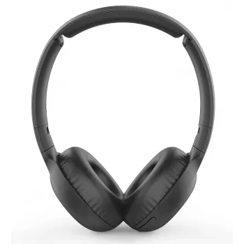 PHILIPS UpBeat belaidės ant ausų uždedamos ausinės su mikrofonu, juodos