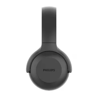 PHILIPS UpBeat belaidės ant ausų uždedamos ausinės su mikrofonu, juodos