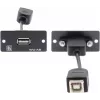 Kramer WU-AB modulinis įsegamasis įdėklas USB Type A female-female juodas 85-0118399