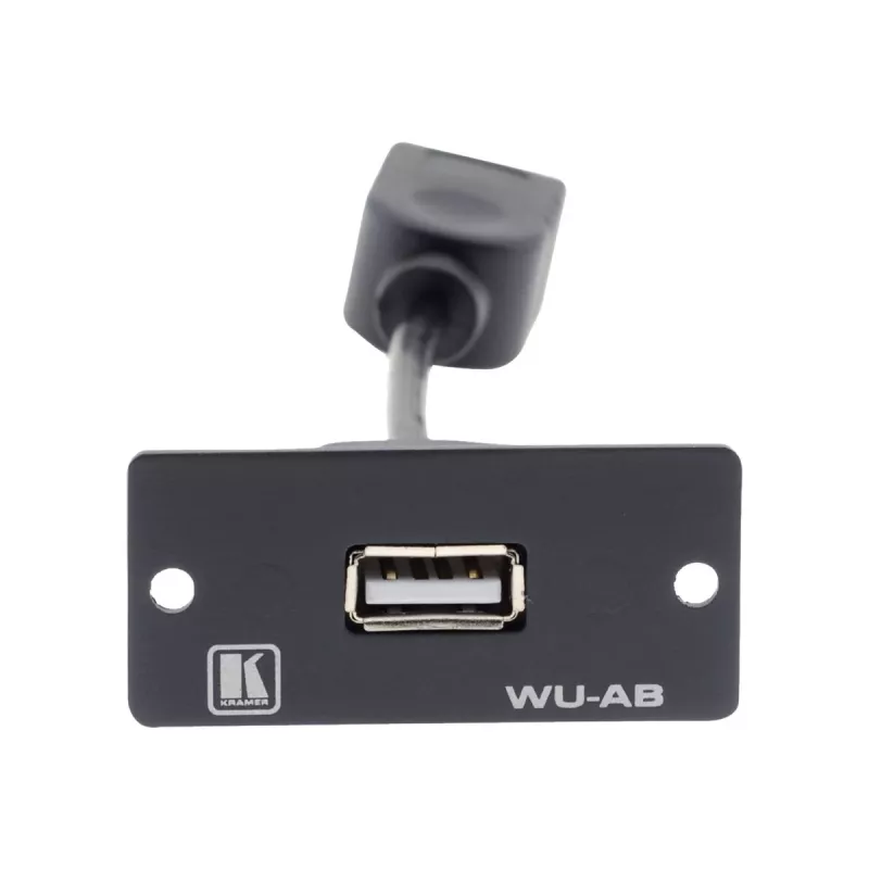 Kramer WU-AB modulinis įsegamasis įdėklas USB Type A female-female juodas 85-0118399