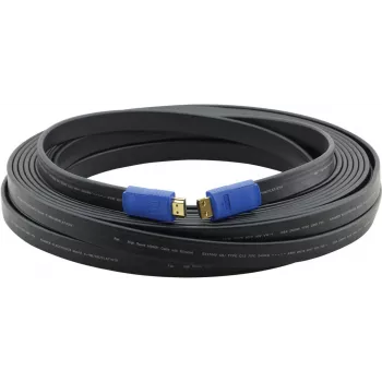 Kramer C-HM/HM/FLAT/ETH-3 High Speed HDMI kabelis su Ethernet, 0,91 m, plokščias, juodas 97-01014003
