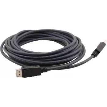 Kramer C-MDPM/MDPM DisplayPort kabelis, vyriškas-vyriškas, 4,6 m, juodas, 97-1717015