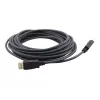Kramer C-MDPM/MDPM DisplayPort kabelis, vyriškas-vyriškas, 4,6 m, juodas, 97-1717015