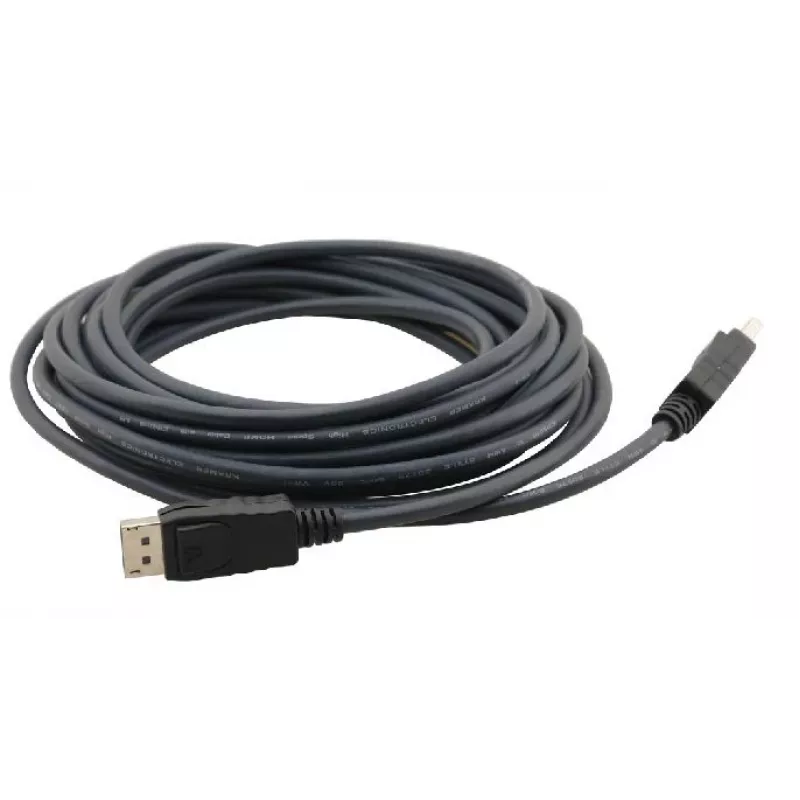Kramer C-MDPM/MDPM DisplayPort kabelis, vyriškas-vyriškas, 4,6 m, juodas, 97-1717015