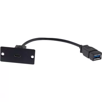 Kramer Electronics WU-CA(B) USB-C praėjimo modulis, juodas 80-00026499