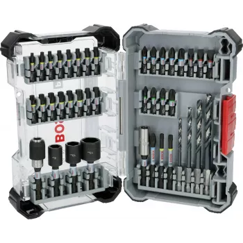 Bosch PRO Impact atsuktuvų antgalių ir metalo grąžtų rinkinys, 40 dalių (2608521U86)