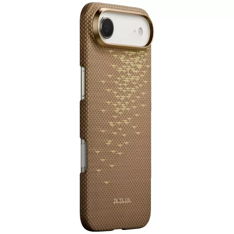 PITAKA Ultra-Slim MagSafe dėklas iPhone Air Golden Glint