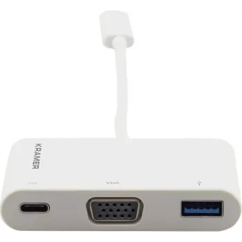 Kramer ADC-U31C/M1 USB-C į VGA adapteris, baltas 99-97210003