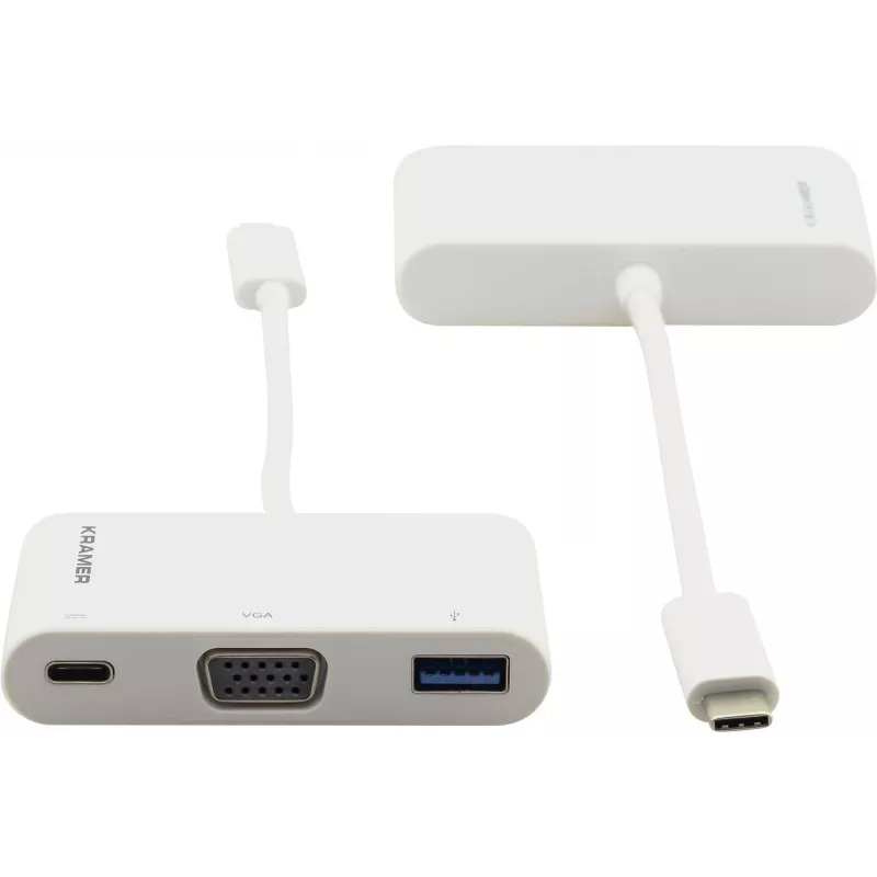 Kramer ADC-U31C/M1 USB-C į VGA adapteris, baltas 99-97210003