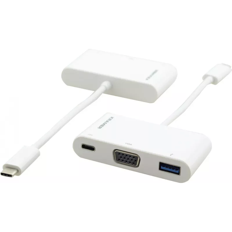 Kramer ADC-U31C/M1 USB-C į VGA adapteris, baltas 99-97210003