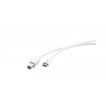 Kramer C-USB/CB-10 USB 2.0 laidas, USB-C (tėvas) – USB-B (tėvas), 3 m, baltas 96-02357110