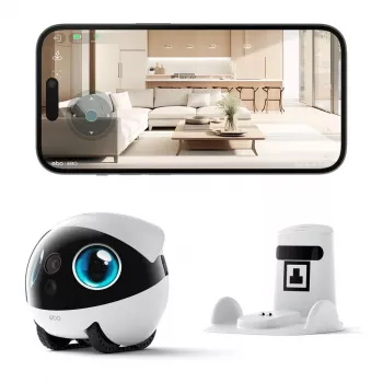 ENABOT EBO Air 2S mobilus stebėjimo robotas – baltas