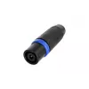 Neutrik NLT4MXX-BAG 4 polių speakON garsiakalbio kabelio jungtis, juoda