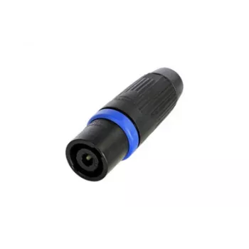 Neutrik NLT4MXX-BAG 4 polių speakON garsiakalbio kabelio jungtis, juoda