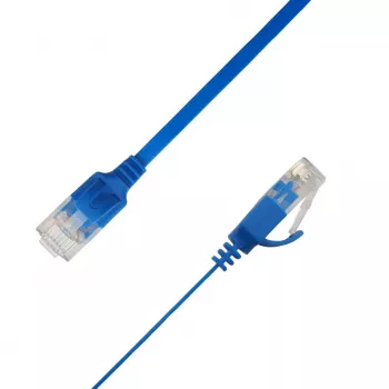 LinkIT Flat U/UTP Cat6A mėlynas 3,5 m tinklo kabelis UTP-FL6A-00350-BL