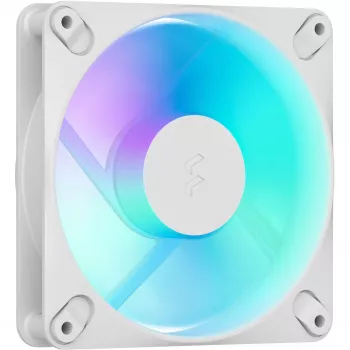 Fractal Design Dynamic 3-12 Reverse RGB White korpuso ventiliatorius, 120mm, PWM, ARGB, Reverse Blade FD-F-DR3-1205