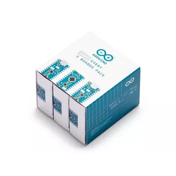 Arduino Nano Every plokštė, 3 vienetų rinkinys - ATmega4809 mikrovaldiklio kūrimo plokštė ABX00028-3P