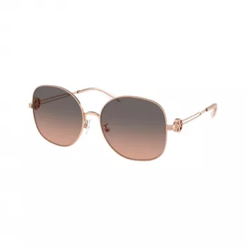 Tory Burch TY6112-3358G9 moteriški akiniai nuo saulės, Havana rėmelis, rudi gradientiniai lęšiai, 56 mm