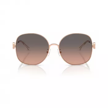 Tory Burch TY6112-3358G9 moteriški akiniai nuo saulės, Havana rėmelis, rudi gradientiniai lęšiai, 56 mm