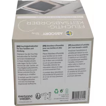 Absodry Duo Family drėgmės surinkėjas drabužiams ir tekstilei, 2x 100 g (220-dft-e8)