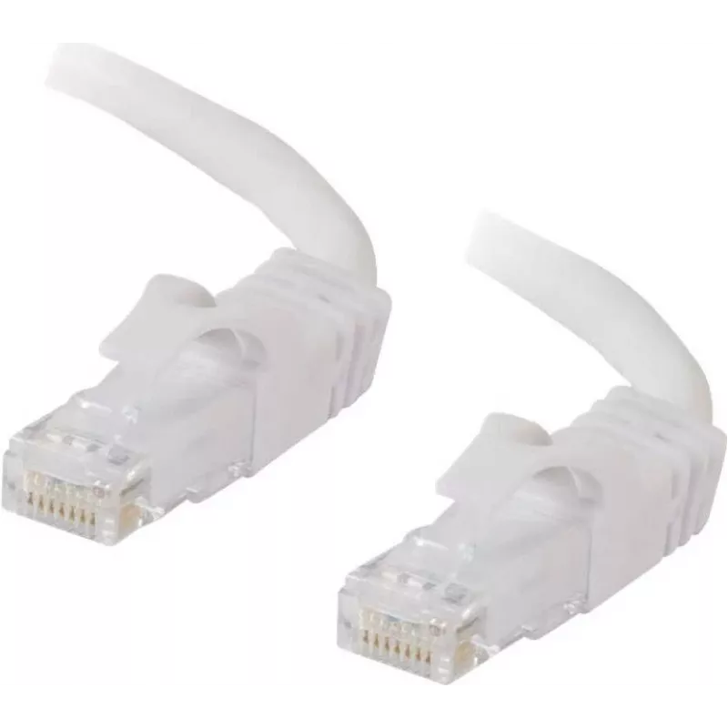 C2G 0,5 m Cat6 Snagless UTP Ethernet komutacinis kabelis, baltas 83485