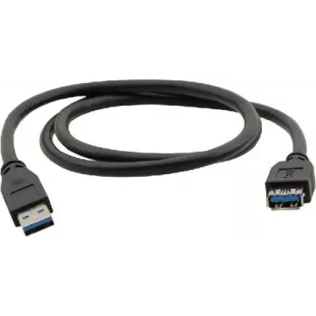 Kramer Electronics USB-A vyriškas į USB-A moteriškas 3.0 prailginimo kabelis 1,6 m juodas (96-02310006)