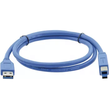 Kramer C-USB3/AB-6 USB 3.0 kabelis, USB-A male į USB-B male, 1,83 m, mėlynas 96-0235006