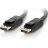 C2G 10,0 m DisplayPort kabelis su fiksatoriais, vyriškas-vyriškas, 4K 60Hz, juodas 84405