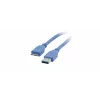 Kramer C-USB3/MICROB USB 3.2 Gen 1 kabelis, USB-A į Micro-USB B, 1,8 m, mėlynas 96-02356006