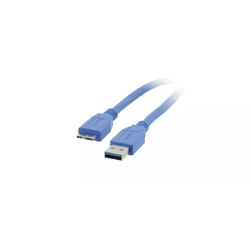 Kramer C-USB3/MICROB USB 3.2 Gen 1 kabelis, USB-A į Micro-USB B, 1,8 m, mėlynas 96-02356006