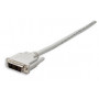 Digitus DVI-D Single Link kabelis, DVI-D 18+1 kontaktų kištukas - DVI-D 18+1 kontaktų kištukas, 2 m, juodas, prisukamas AK-320107-020-S