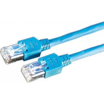 Dätwyler Cat 5e SFTP komutacinis kabelis RJ-45 į RJ-45, 2 m, mėlynas, be halogenų 21.05.8024