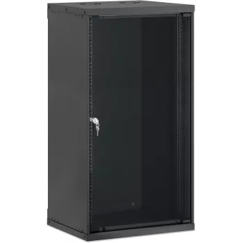 Intellinet 19 inch sieninis spintos Basic Line 20U 400mm gylio juoda RAL 9005 716734