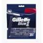 Gillette Blue II vienkartiniai skutimosi peiliukai vyrams, 20 vnt., dvigubos ašmenys su Lubrastrip 7702018466757