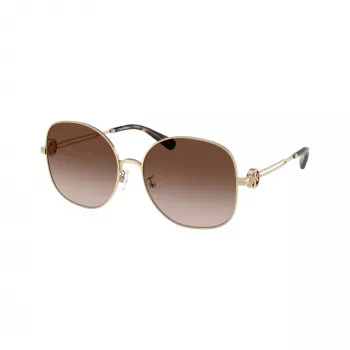 Tory Burch TY6112-334613 moteriški akiniai nuo saulės Butterfly Dark Havana Brown Gradient 56/16/140 mm