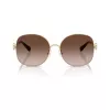 Tory Burch TY6112-334613 moteriški akiniai nuo saulės Butterfly Dark Havana Brown Gradient 56/16/140 mm