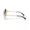 Tory Burch TY6112-334613 moteriški akiniai nuo saulės Butterfly Dark Havana Brown Gradient 56/16/140 mm
