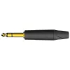 Neutrik NP3XX-AU-0 1/4 inch TRS Phone Plug su auksu dengtais kontaktais