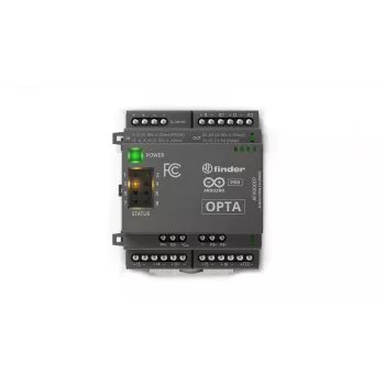 Arduino Opta Analoginio įėjimo/išėjimo plėtimo modulis AFX00007 - 4 konfigūruojami analoginiai įėjimai, 2 analoginiai išėjimai, 12-24 VDC, DIN bėgelis