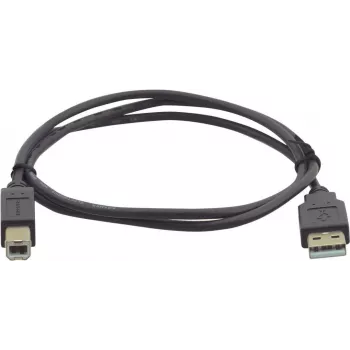 Kramer Electronics 0,9 m USB 2.0 laidas USB-A (vyriškas) – USB-B (vyriškas), juodas (96-0215003)
