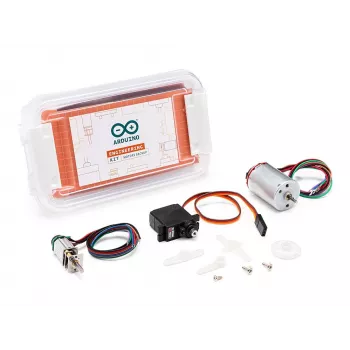 Arduino AKX00033 variklis, skirtas Engineering Kit R2 - 12V šepetėlinis DC variklis, 6000 RPM, D-cut velenas