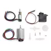 Arduino AKX00033 variklis, skirtas Engineering Kit R2 - 12V šepetėlinis DC variklis, 6000 RPM, D-cut velenas