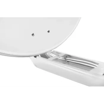 AXING SAA 85-01N Aliumininė palydovinė antena 85 cm, šviesiai pilka SAA08501N