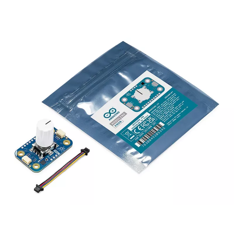 Arduino ABX00107 Modulino Knob rotacinis enkoderis su mygtuku