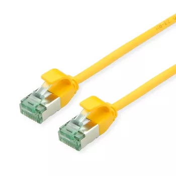 ROLINE RM U/FTP tinklo kabelis Cat.6A/Class EA SLIM geltonas 0,15 m - FTP (21.45.3320)