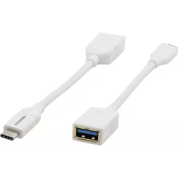 Kramer Electronics ADC-USB31/CAE USB 3.2 Gen 1 kabelis, USB-C į USB-A, baltas, 0,91 m 99-97210005